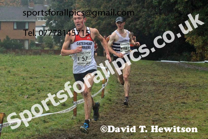 Senior Mens 2023 National Cross Country Relays, Berry Hill Park, Mansfield.  Photo: David T. Hewitson/Sports for All Pics